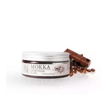 Fresh & Natural -  Fresh&Natural Cukrowy peeling do ciała - Mokka